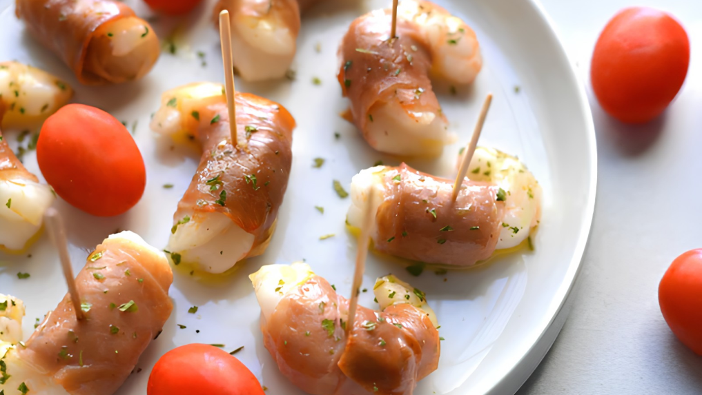 Image of Prosciutto Shrimp Appetizer