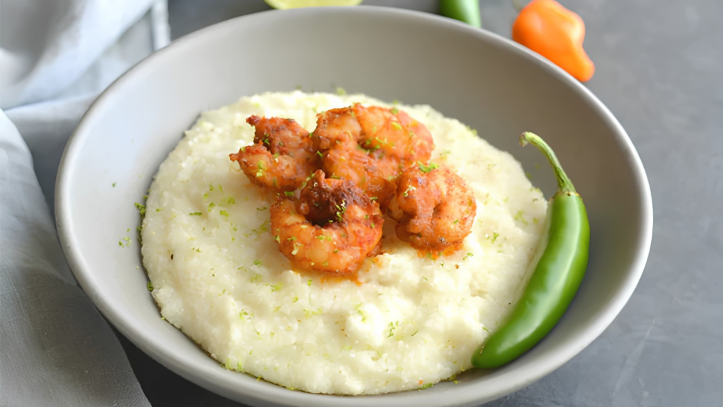 Image of Spicy Thai Shrimp & Grits