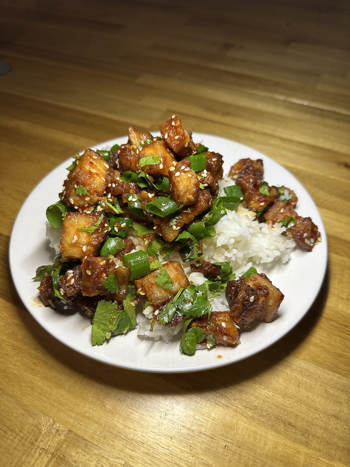 Quick and Easy, Crispy Pork Belly Stir Fry Recipe with Oh Hot Jam | Delilah's Deli