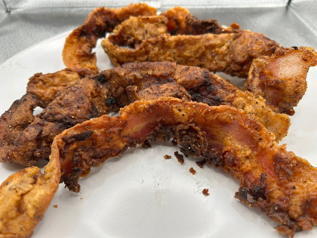 Image of Country Fried Maple Bacon (Crispy Smoked Maple Syrup Bacon)