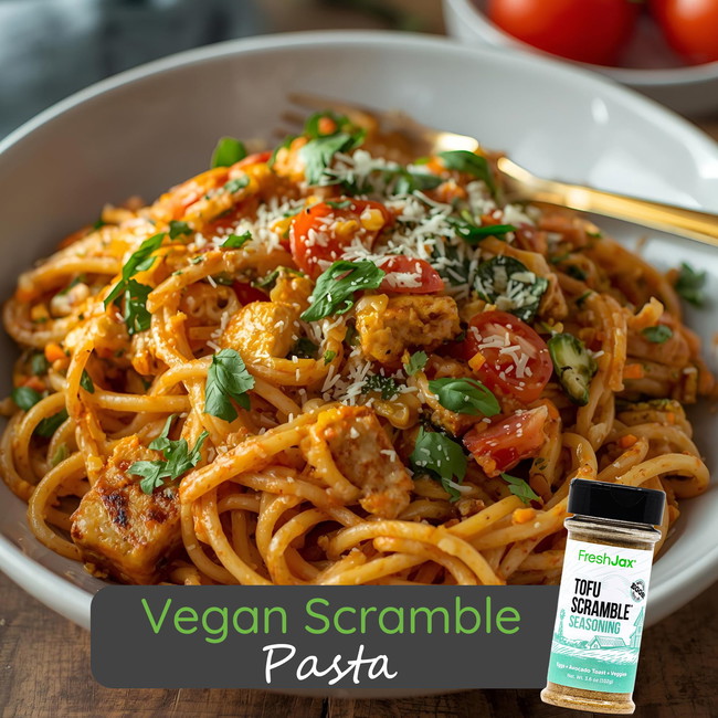 Vegan Scramble Pasta