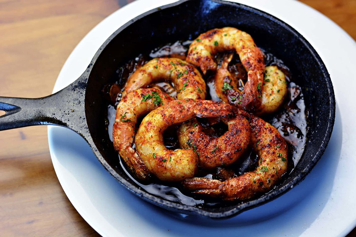 Whiskey Jerked Shrimp