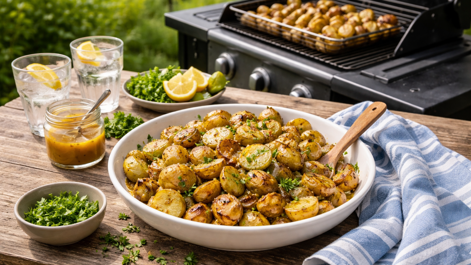 Image of Tangy Grilled Potato Salad