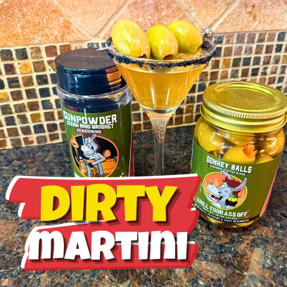 Image of Gunpowder Dirty Martini