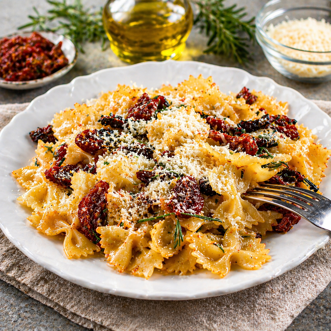 Image of Sun-Dried Tomato Cream Pasta 🍝🇮🇹