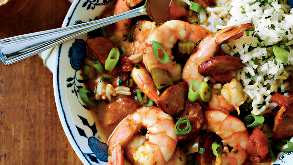 Image of Slow Cooker Shrimp and Sausage Gumbo