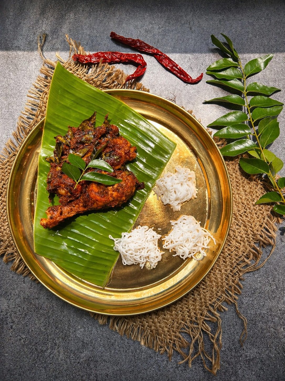 Chicken ghee roast