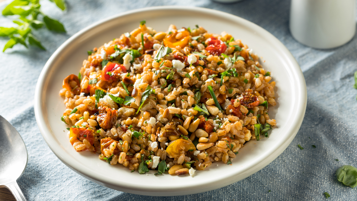 Greek-Ish Grain Salad