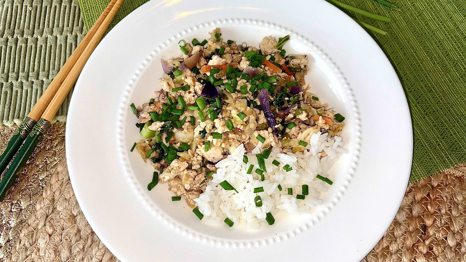 egg roll in a bowl