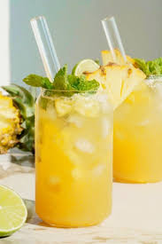 Pineapple Mint Iced Tea Refreshment