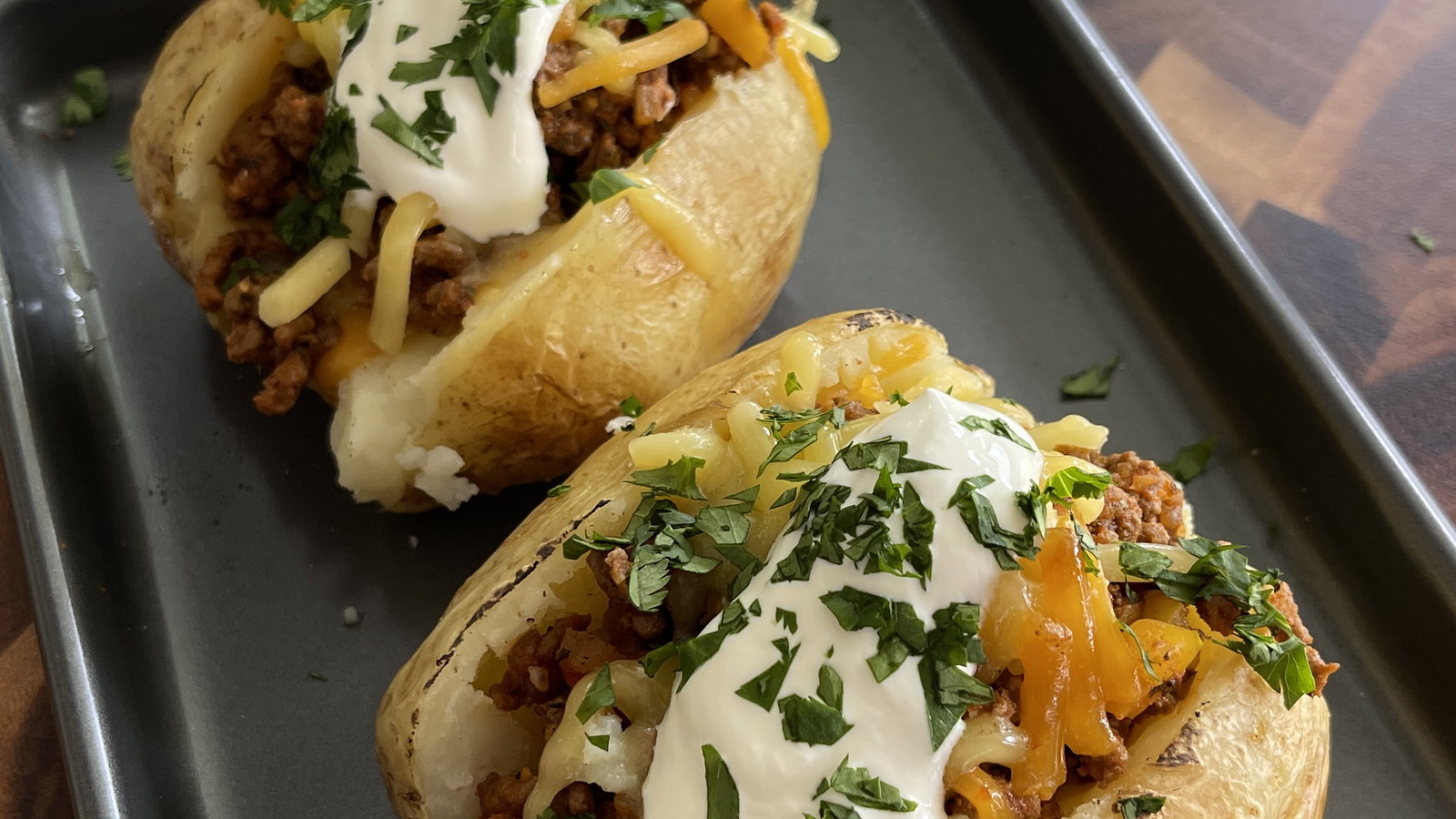 Image of Taco Stuffed Baked Potatoes