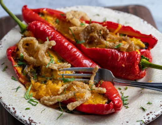 Image of Stuffed Italian Red Sweet Peppers