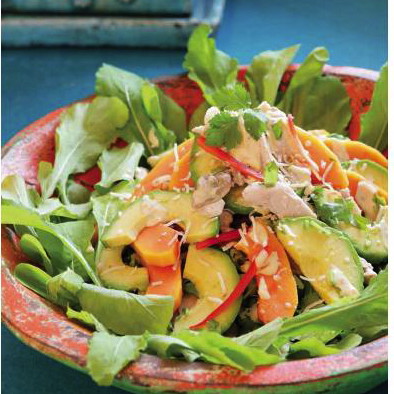 Spicy Chicken Salad with Macadamias
