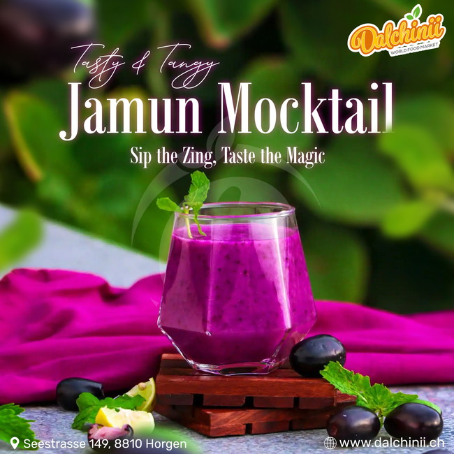 Image of Jamun Mocktail (Tasty & Tangy) Recipe