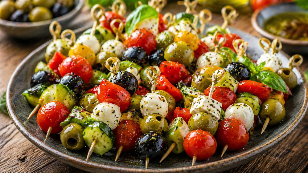 Image of Mediterrane Antipasti mit Oliven