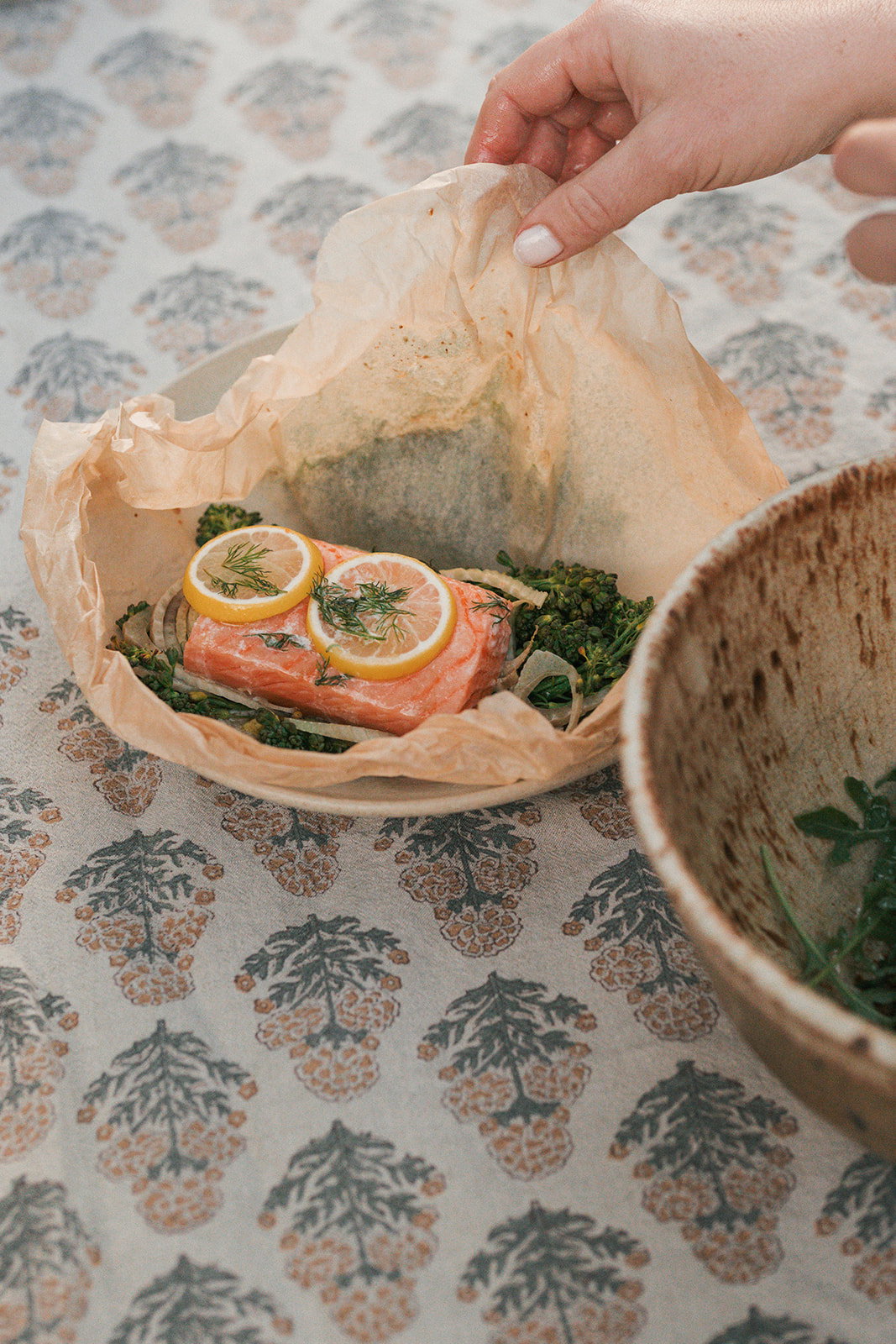 Image of Salmon en Papillote with Fennel, Broccolini & Dill
