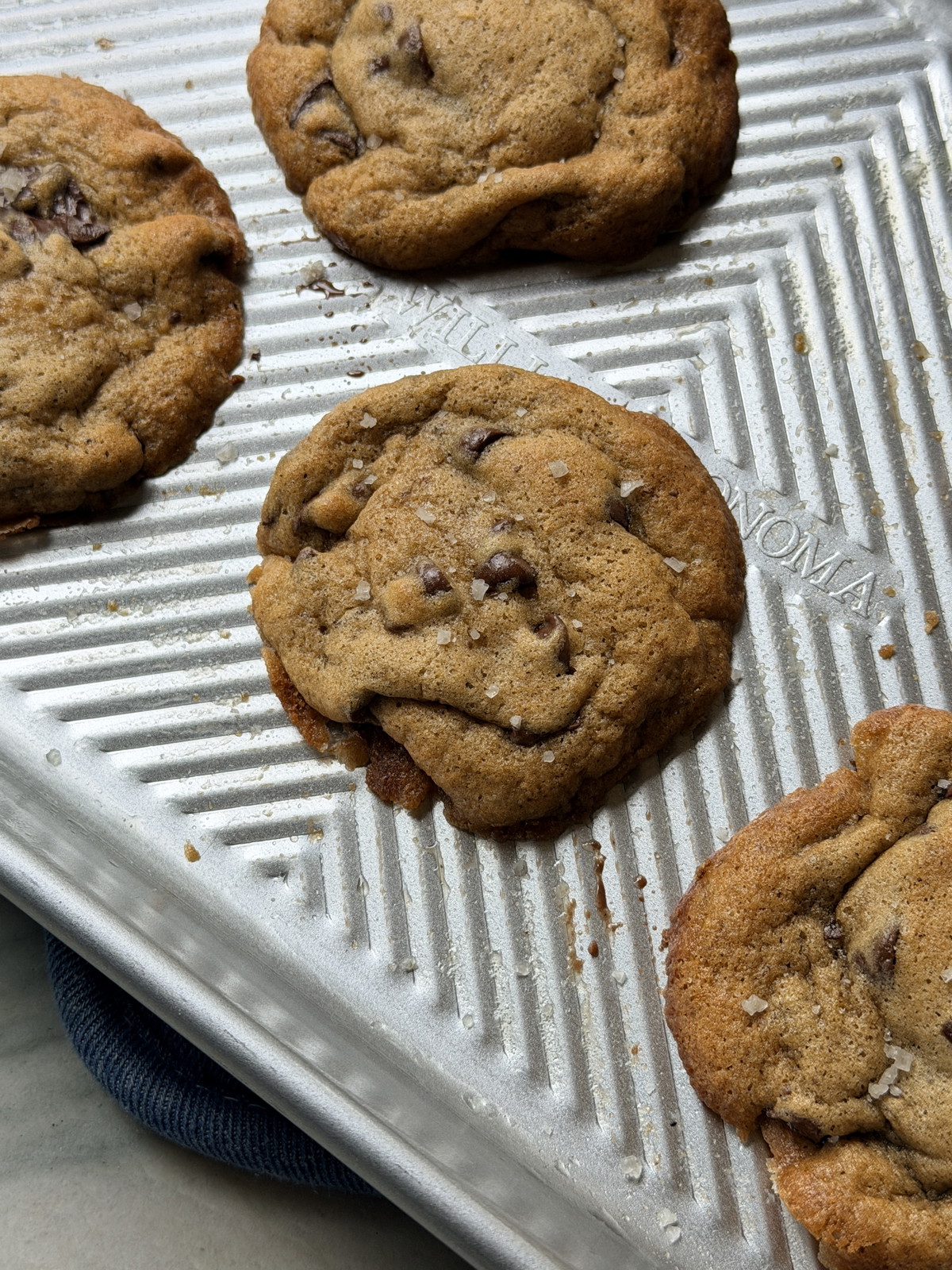 Brown Butter Banana Chocolate Chip Cookies