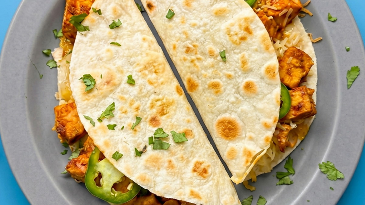 Cheesy Samon Tacos