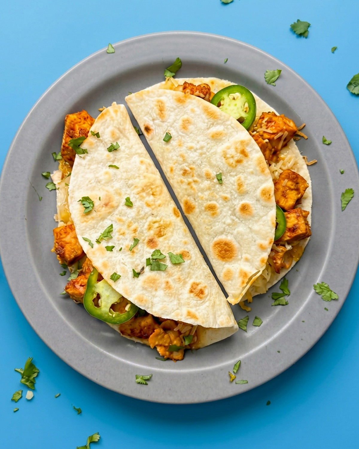 Cheesy Salmon Tacos