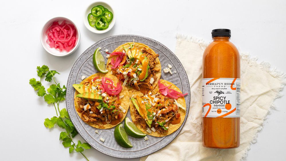 Image of Spicy Chipotle Shredded Chicken Tacos