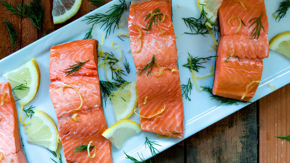 Image of Lemon Dill Poached Salmon