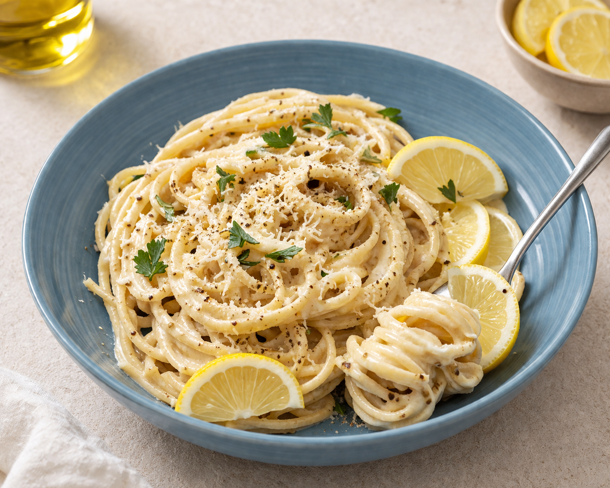 Lemon Pasta á la Mamma