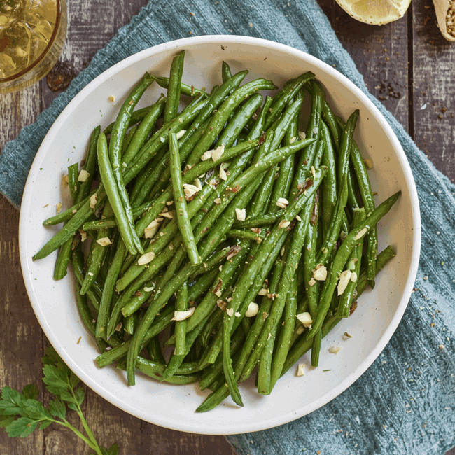 Vinaigrette Green Beans