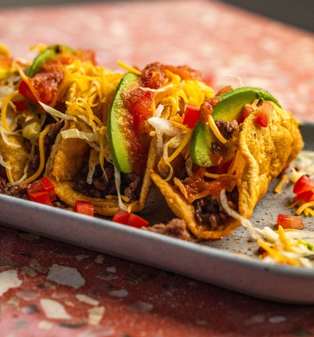 Tacos de ternera crujientes