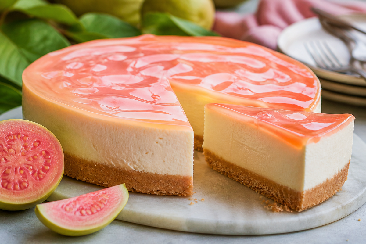 Creamy Guava Cheesecake