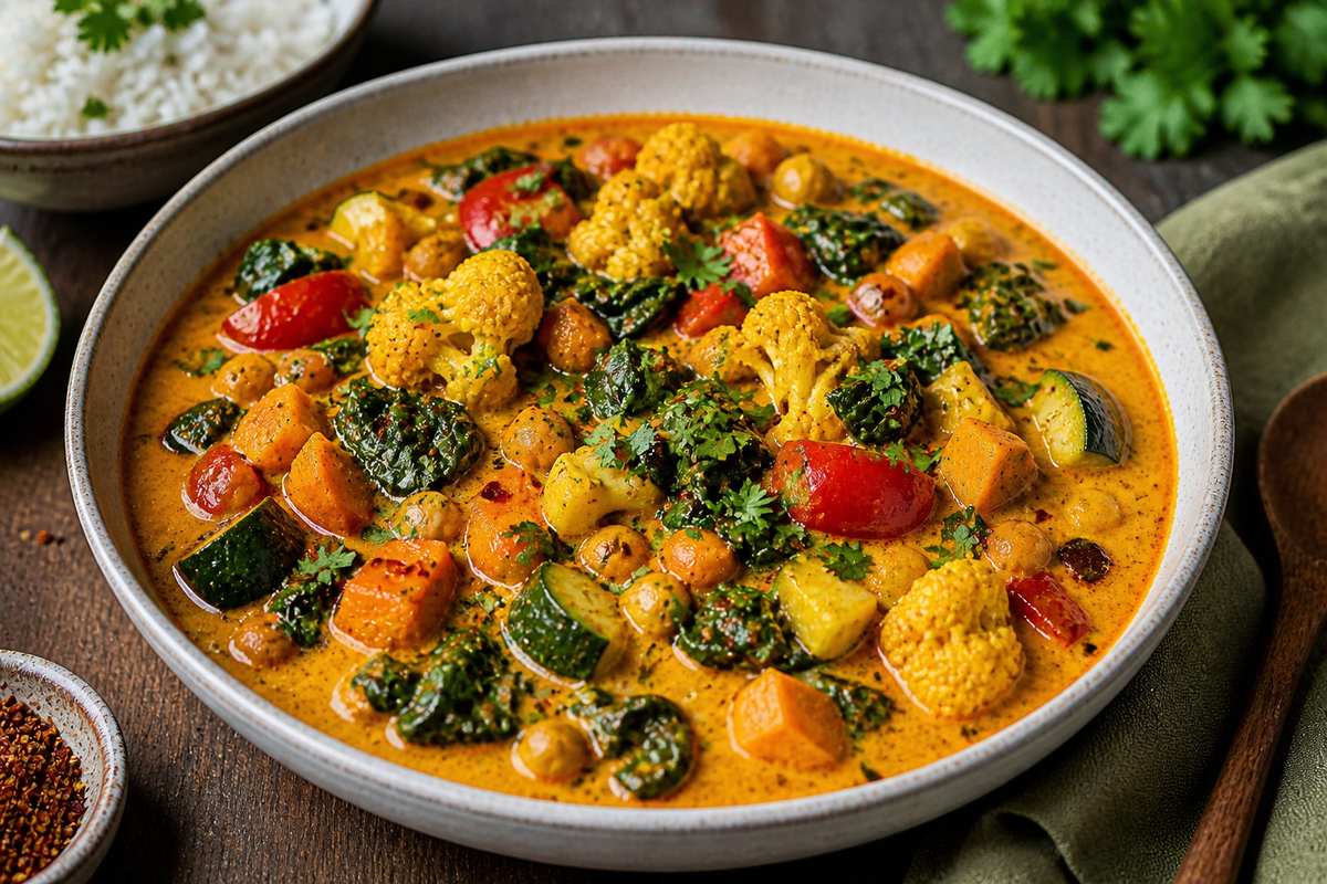 Coconut and Dende Oil Vegetable Curry