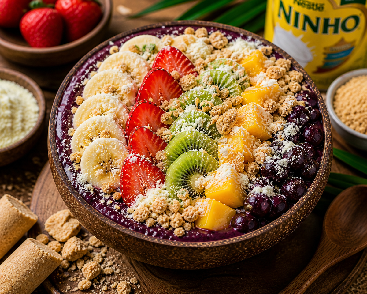 Tropical Açai Bowl with Fresh Toppings