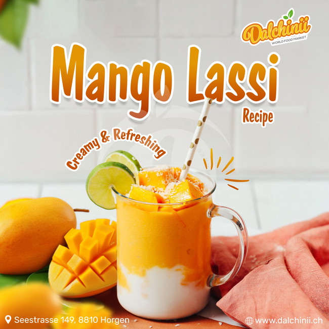 Image of Mango Lassi (Creamy & Refreshing) Recipe