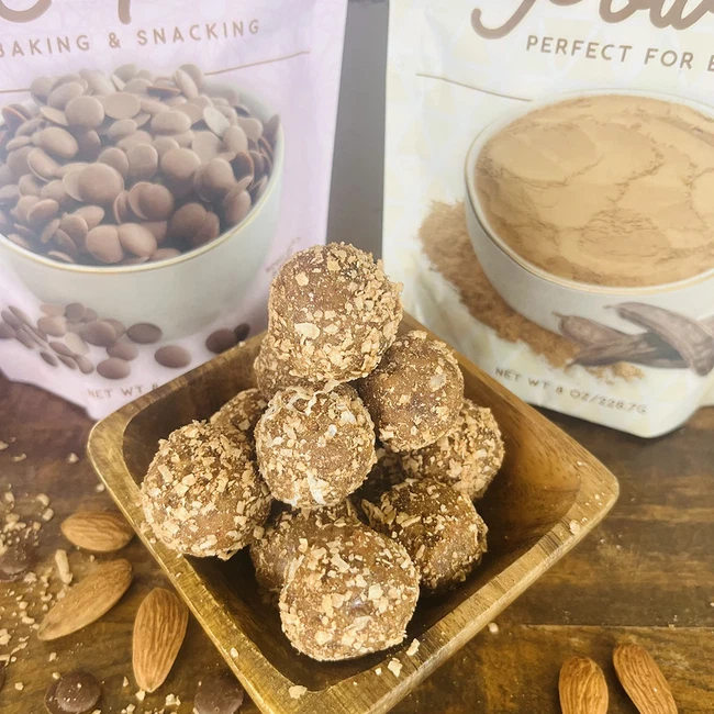 Image of CAROB COCONUT DATE ROLLS