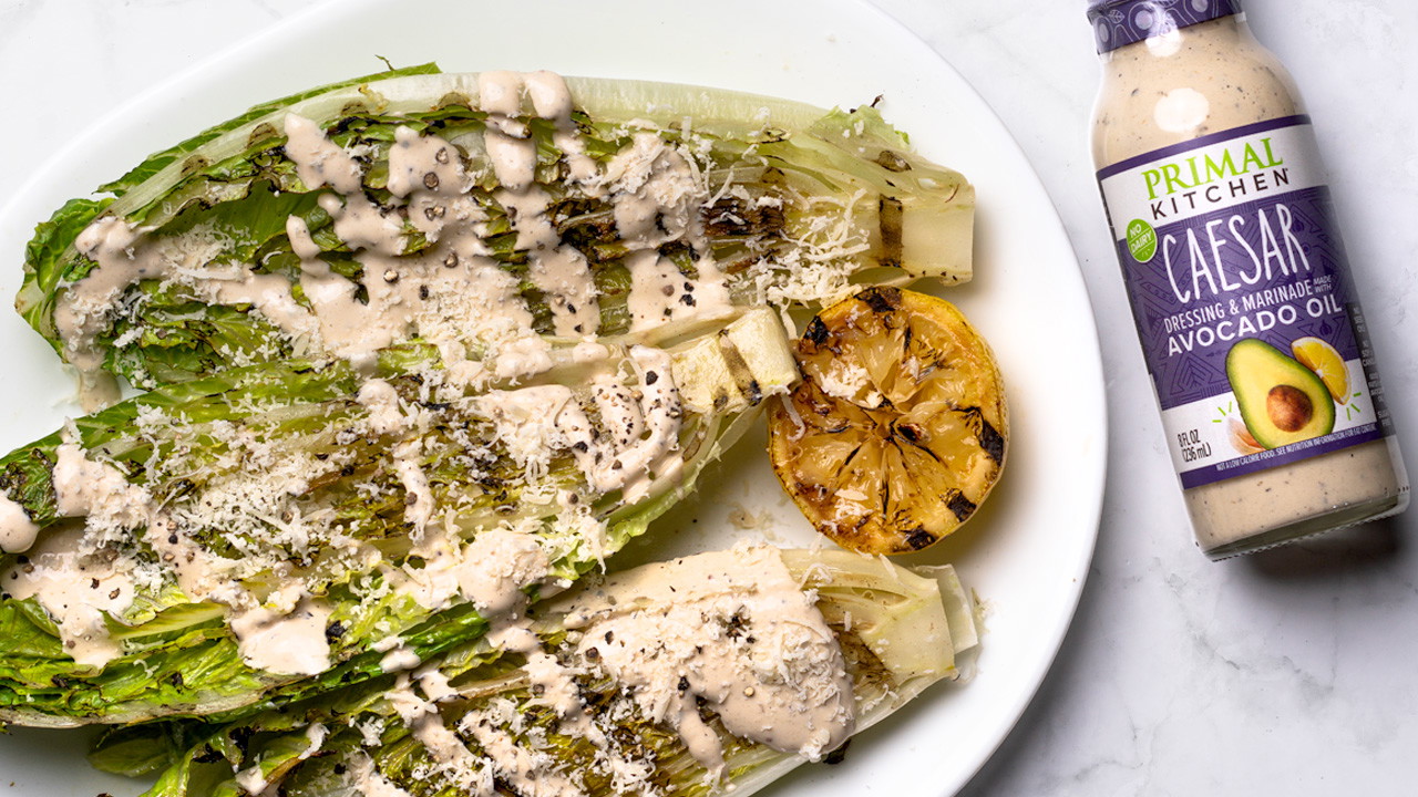 Image of Grilled Romaine Salad