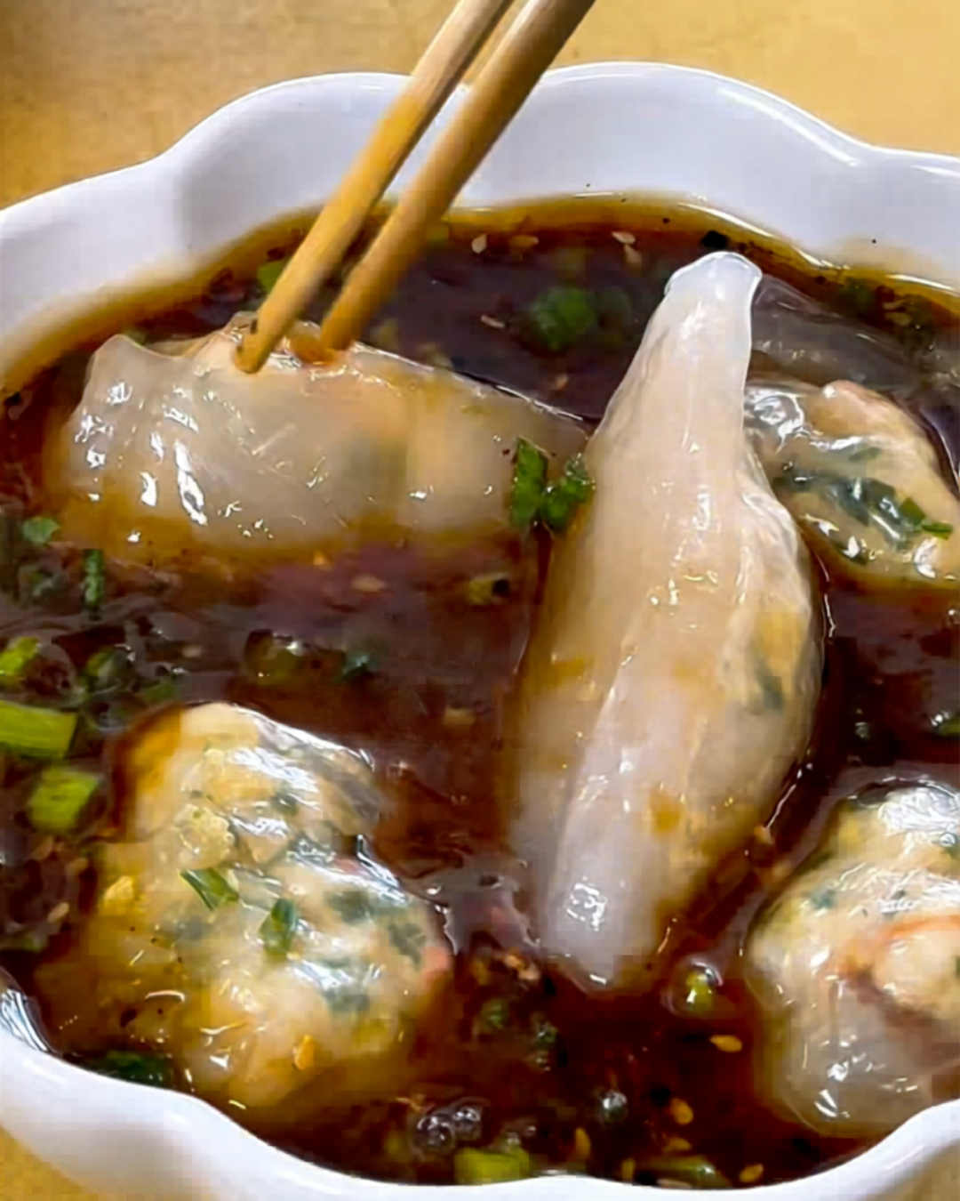 Steamed Rice Paper Dumplings (GF / DF)