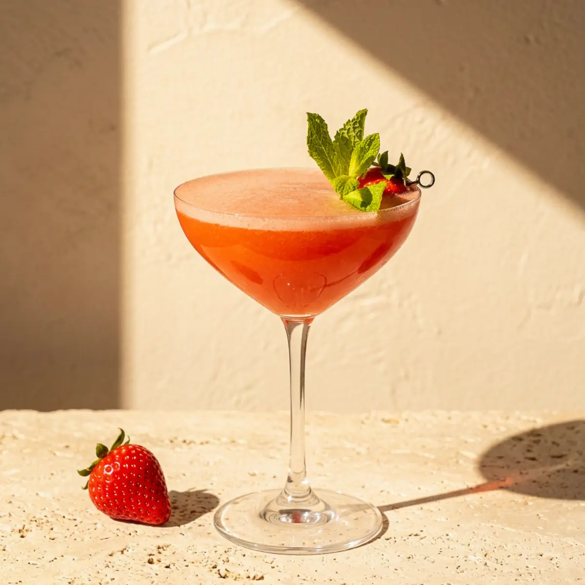 Alkoholfreier Erdbeer Daiquiri