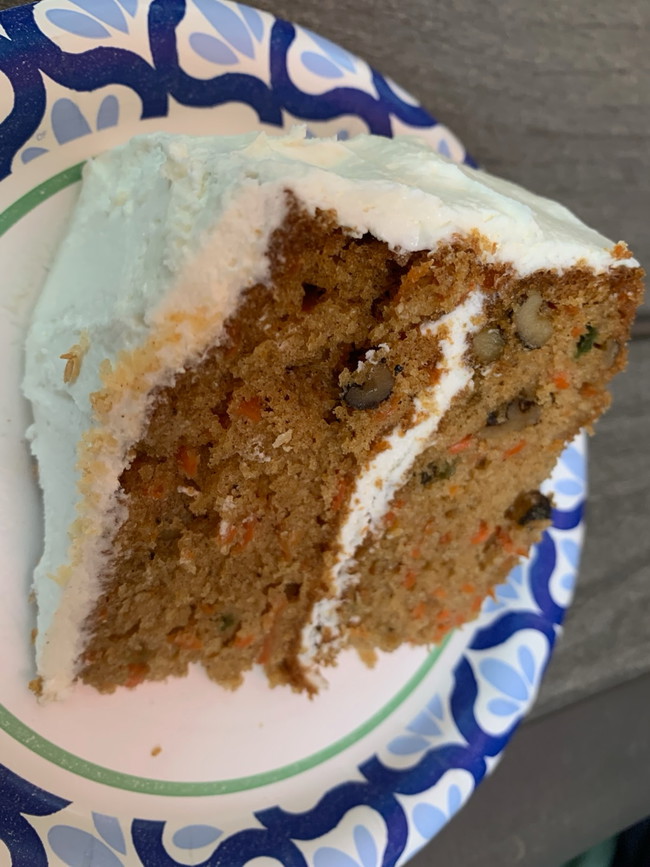 Maple Sugar Carrot Cake with Maple Cream Cheese Frosting (Moist & Easy)