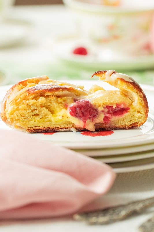 Sprouted Oat Raspberry Danish Braid