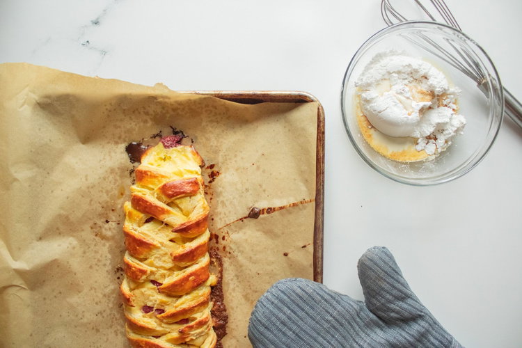 Image of Bake for 18 mins or until lightly brown. Let it...