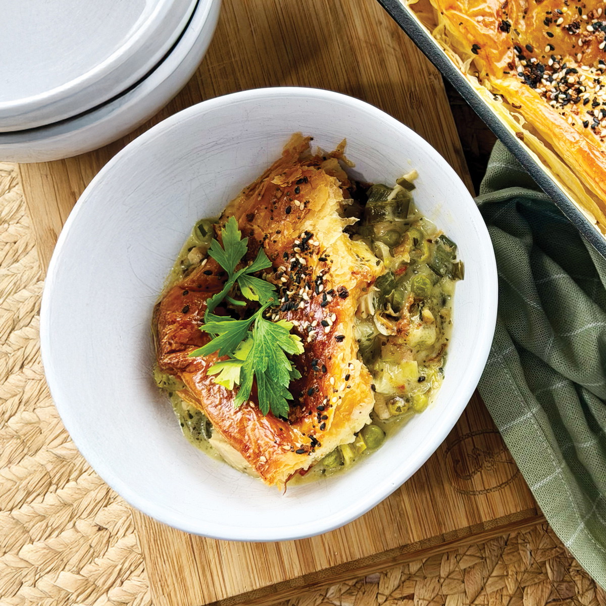 Tarragon Mustard Pie