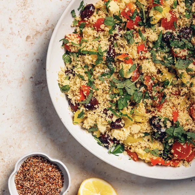 Lemon Pepper Couscous Salad 