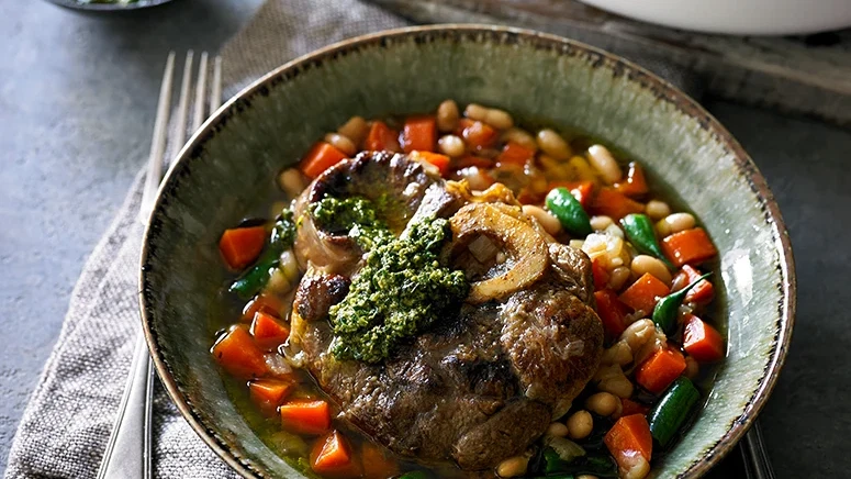 Image of Osso Bucco with Basil Pesto