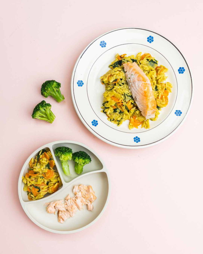 Image of Krämig Curryrisoni med limelax
