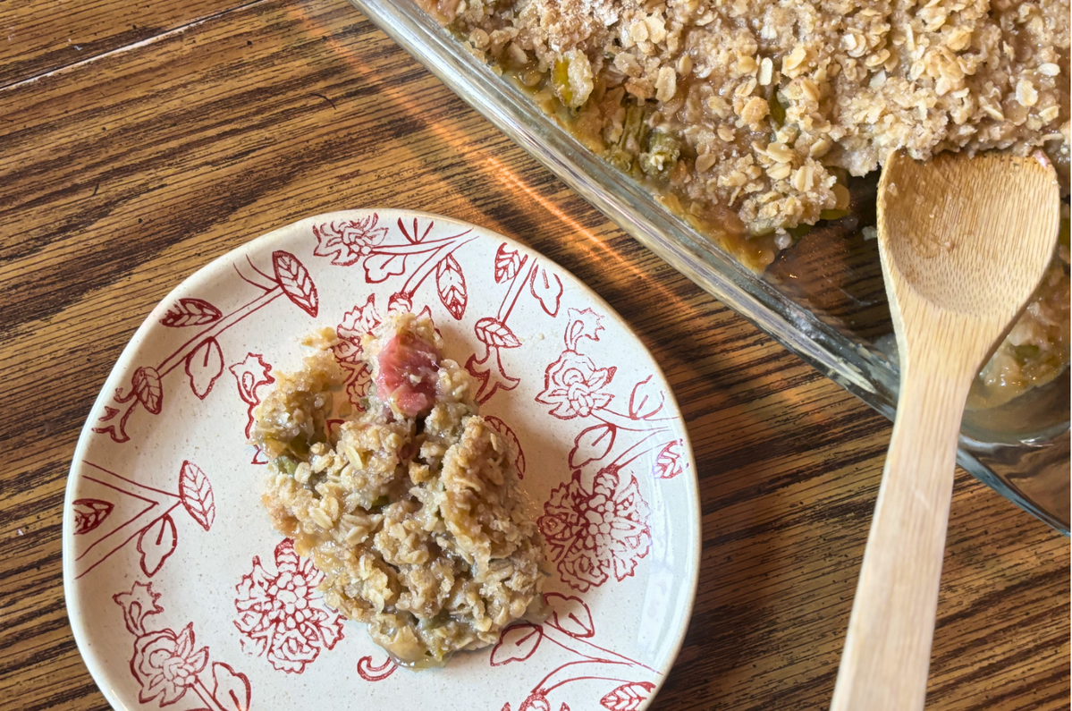 Amber's Rhubarb Crisp