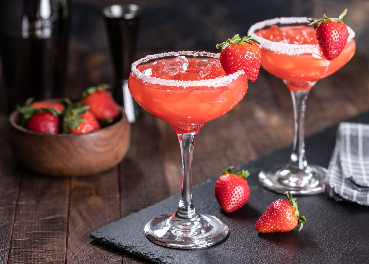 Strawberry Honeysuckle Mockarita (A NA Margarita Twist)