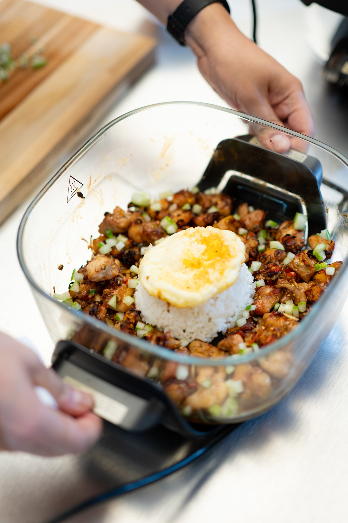 Nasi Ayam Cabe Daun Jeruk