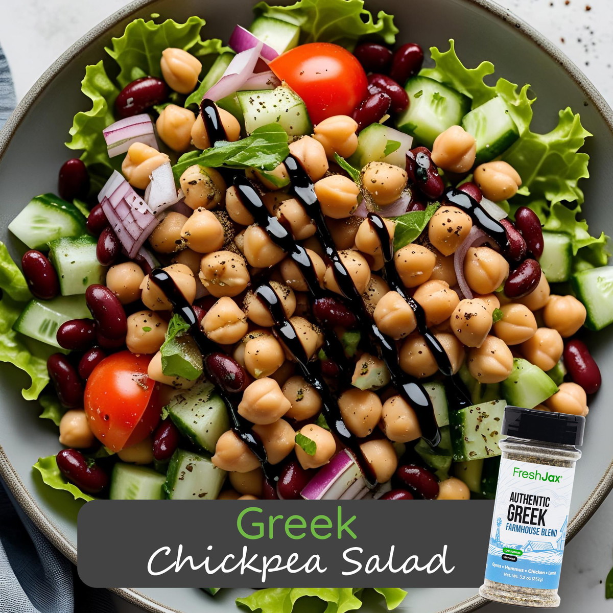 Greek Chickpea Salad