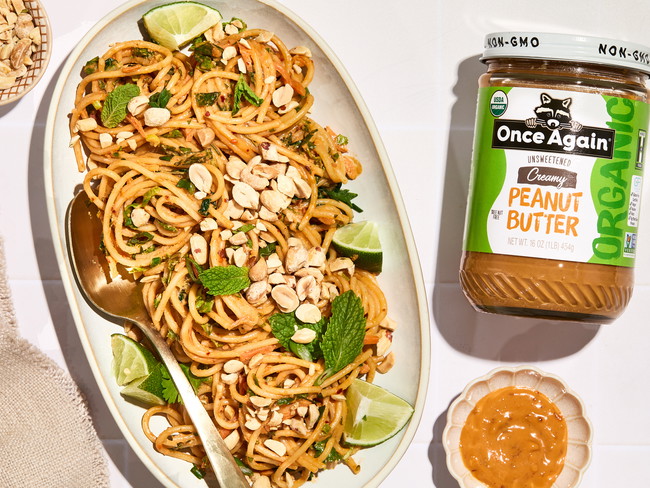 Image of Spicy Noodles with Peanut Butter Sauce