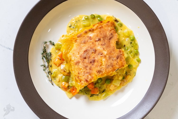 Image of Rest and serve: Allow chicken pot pie to cool for...