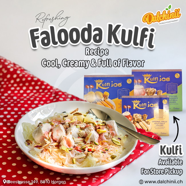 Image of Falooda Kulfi Recipe – Cool, Creamy & Full of Flavor